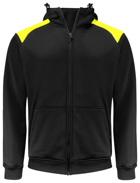 2133 KAPUZENJACKE FULL ZIP MIT KONTRASTELEMENTEN